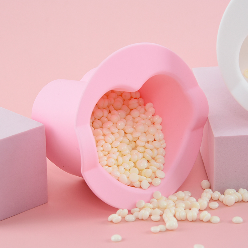 Love Heart Shaped Silicone Wax Pot 200CC -White