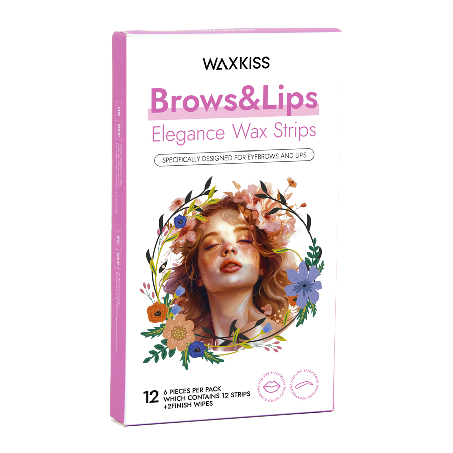 Brows Lips Elegance Wax Strips For Hair Removal