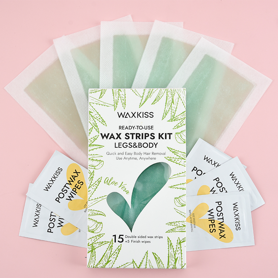 Ready-To-Use Wax Strips Kit-Aloe Vera