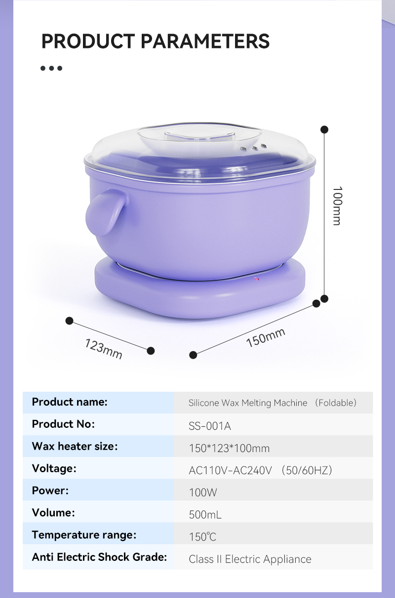 Foldable Silicone Wax Melting Machine