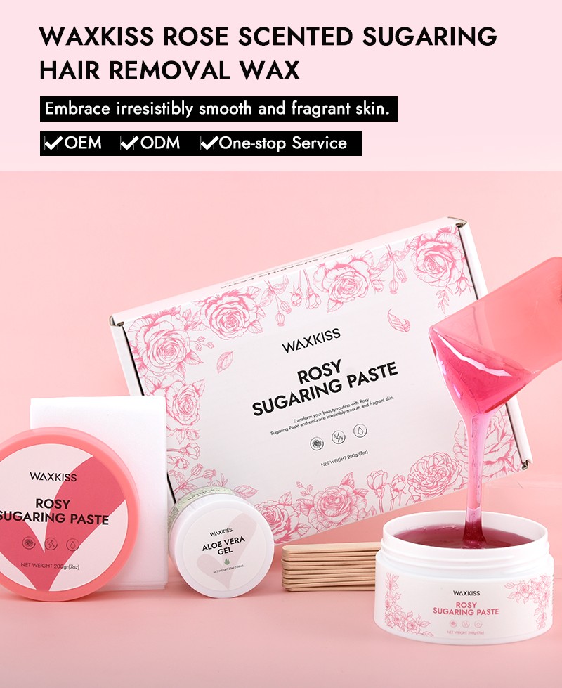 200g Rose Infused Sugar Wax Kit For Hair Removal