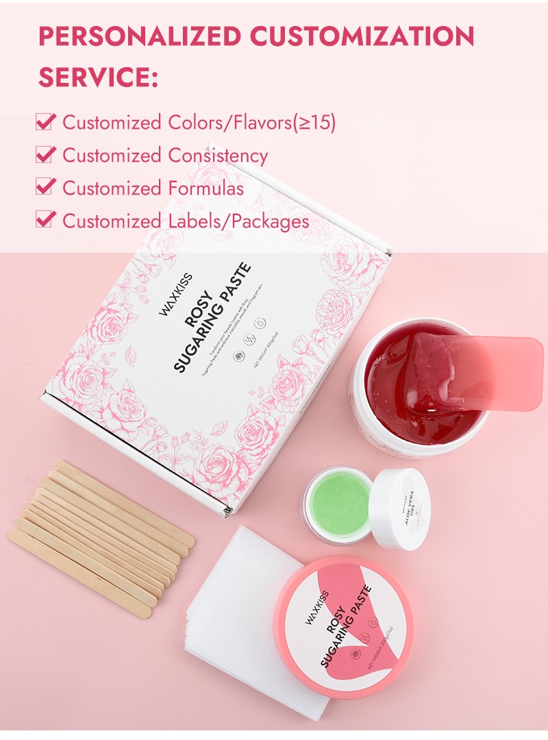 200g Rose Infused Sugar Wax Kit For Hair Removal