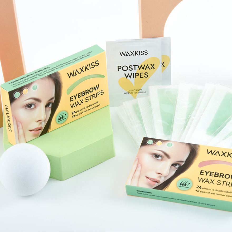 Eyebrow Wax Strips- aloe vera