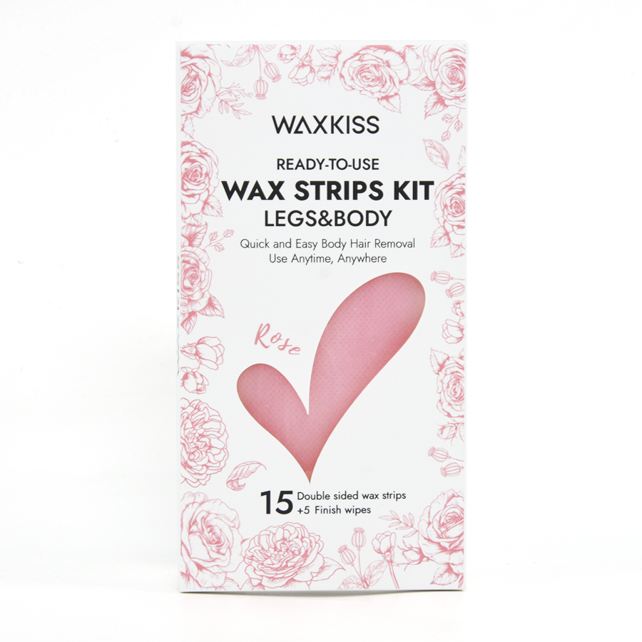 Ready-To-Use Wax Strips Kit-Rose