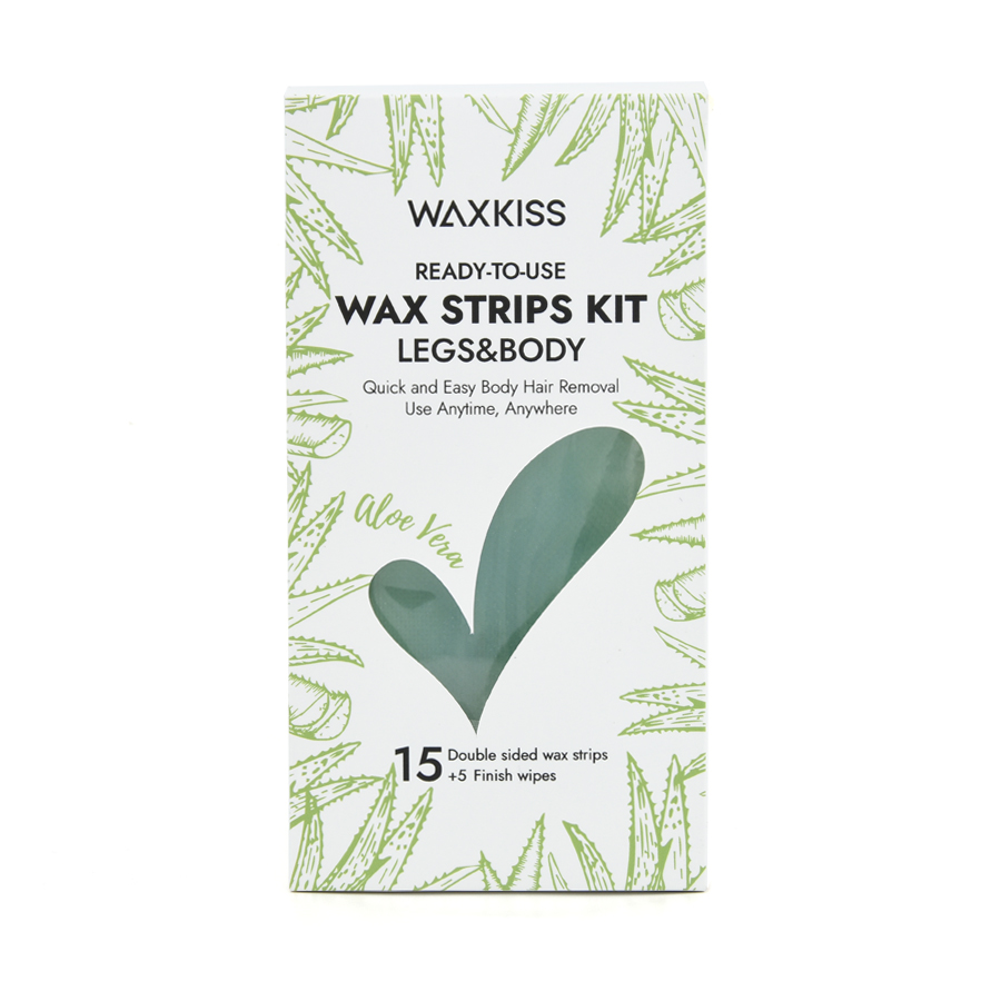 Ready-To-Use Wax Strips Kit-Aloe Vera